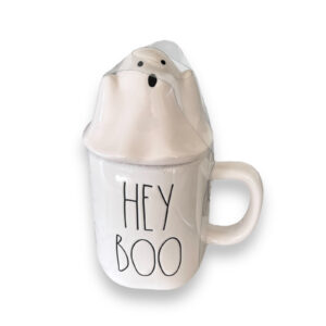 Taza Con Tapa Fantasma