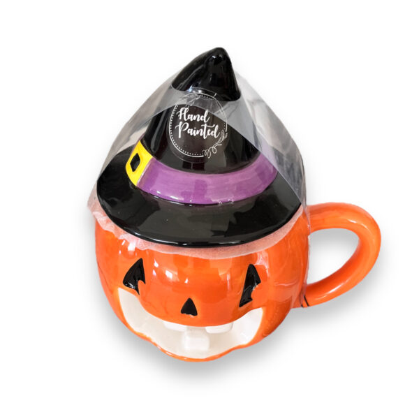 Taza con Tapa Calabaza - Imagen 3