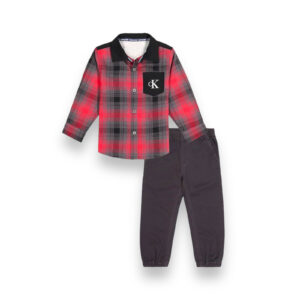 Conjunto Niño Camisa y Pantalón Calvin Klein
