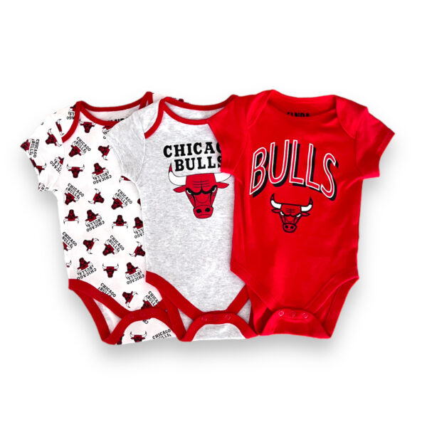 Conjunto 3 Body Bebé Chicago Bulls