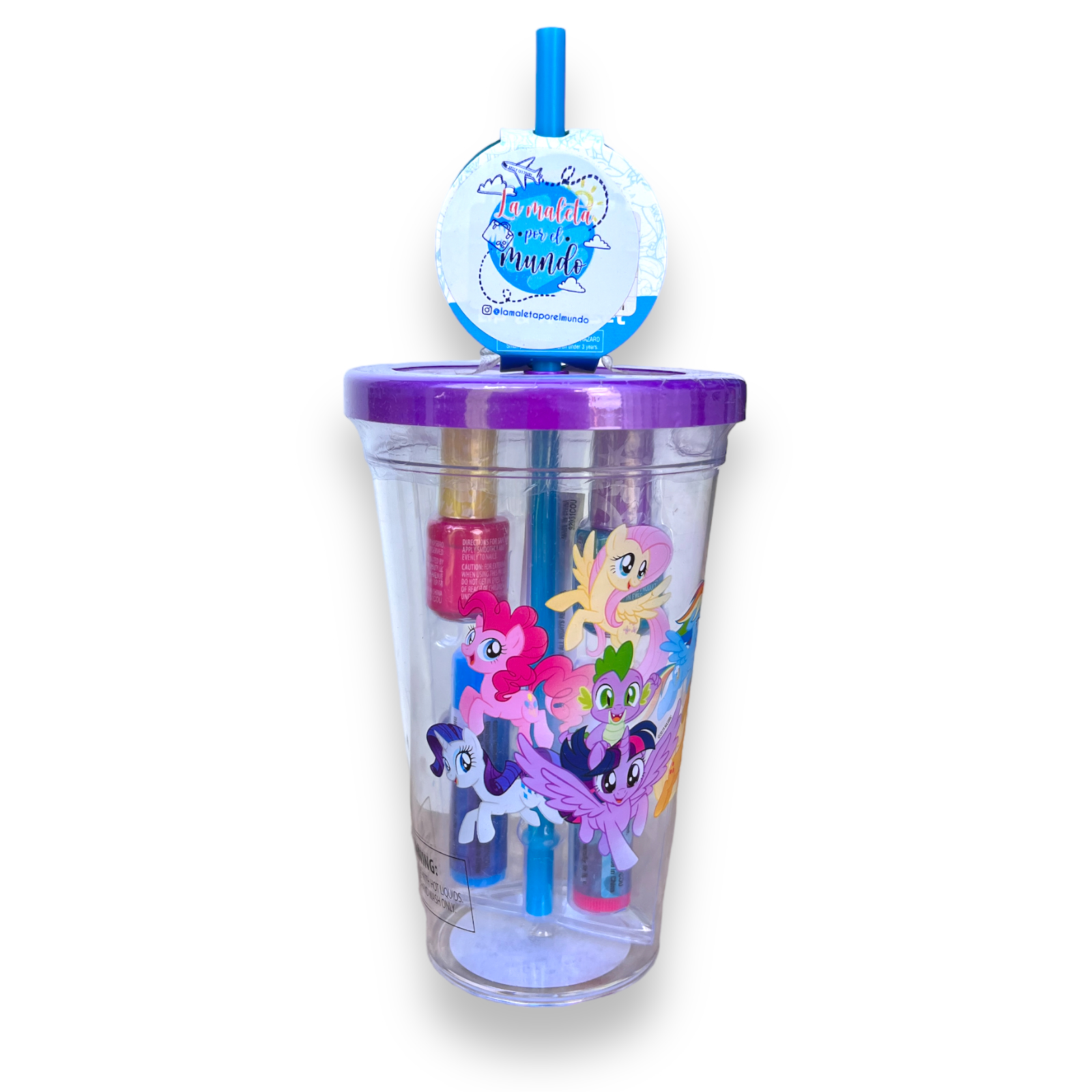 Set Vaso y Esmaltes My Little Pony