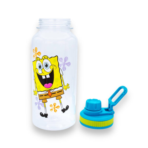 Botella Plástica Bob Esponja con Stickers - Imagen 4