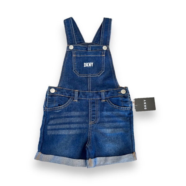 Conjunto Niña Jardinera y Polera DKNY - Imagen 3