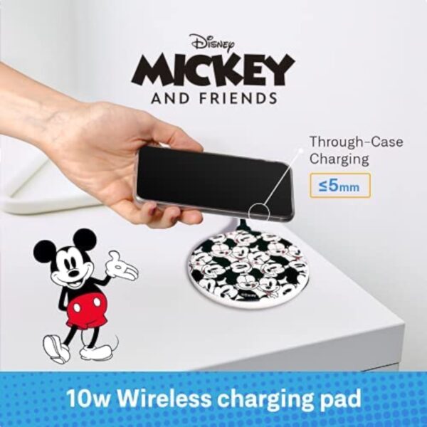 Cargador Inalámbrico Mickey Mouse - Imagen 2