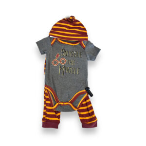 Conjunto Bebé Body Pantalón y Gorro Harry Potter