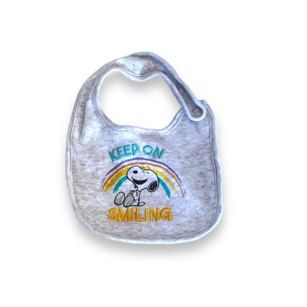 Conjunto Bebé Enterito Body Gorro y Babero Snoopy - Imagen 5