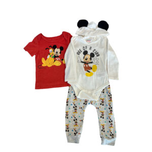 Conjunto Bebé Body Polera y Pantalón Mickey Mouse
