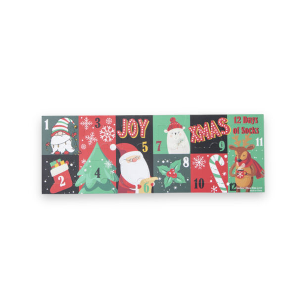 Calendario Adviento 12 Calcetines Navidad - Imagen 3