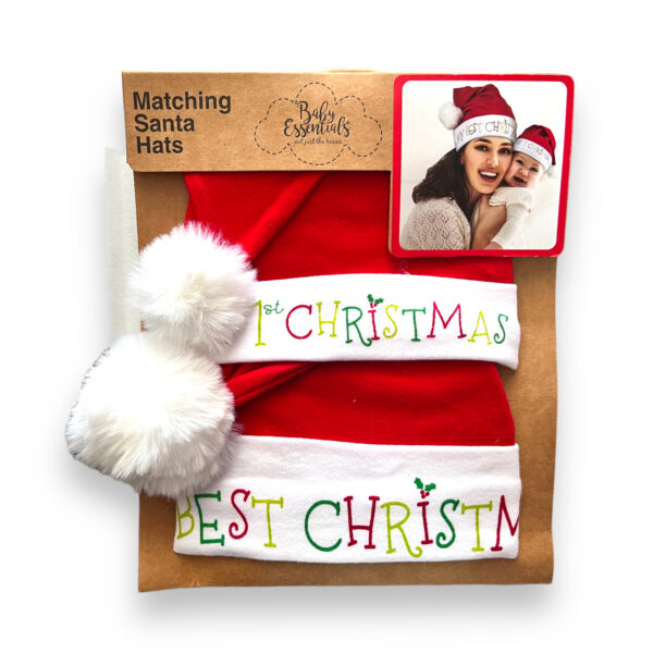 Set Gorros Santa Mamá y bebé
