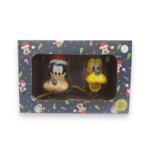 Set 2 Adornos Navidad Pluto y Goofy