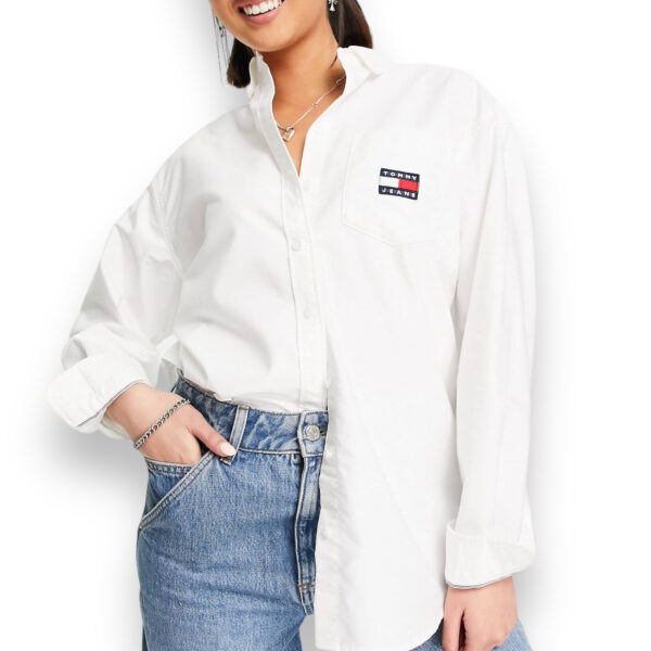 Camisa Boyfriend Mujer Tommy Jeans - Imagen 2