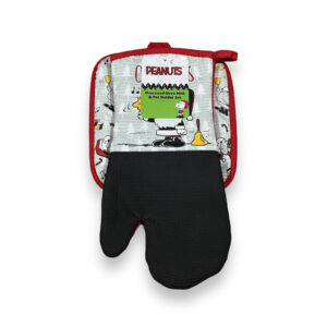 Set Guante y Toma Olla Snoopy Navideño