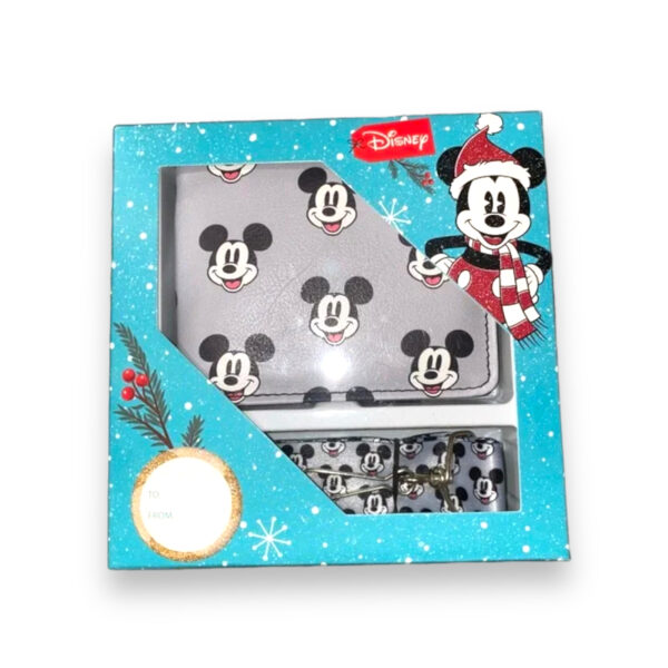Set de Billetera y Sujetador Mickey Mouse Navidad