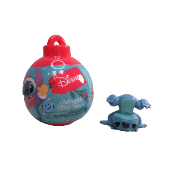 Cápsula con Figura Coleccionable Stitch Navidad - Imagen 3