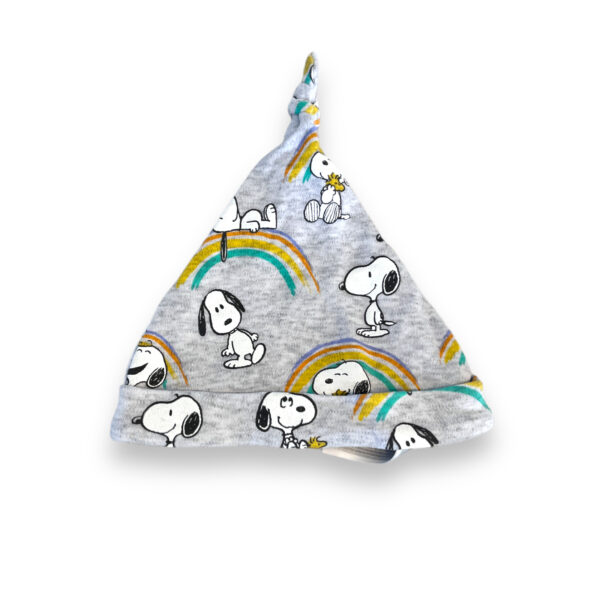 Conjunto Bebé Enterito Body Gorro y Babero Snoopy - Imagen 4