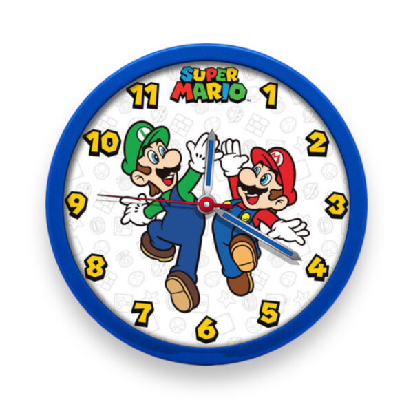 Reloj de Pared Super Mario y Luigi