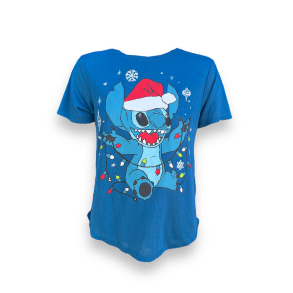 Polera Mujer Stitch Navidad