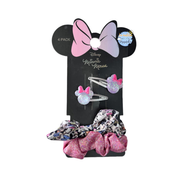 Set 2 Scrunchies y Pinches Minnie