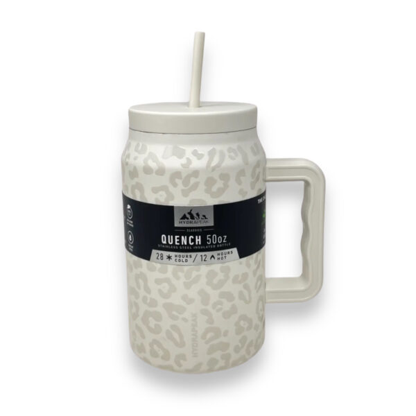 Termo HydraPeak Quench Cream Leopard 50 oz - Imagen 5