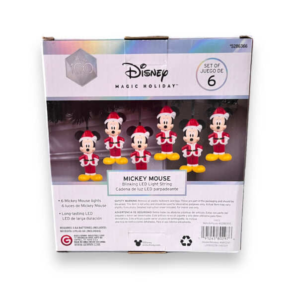 Juego de Luces Navidad Mickey Mouse - Imagen 2