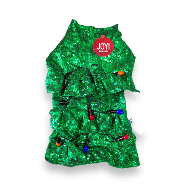 Traje Mascota de Árbol de Navidad con luces