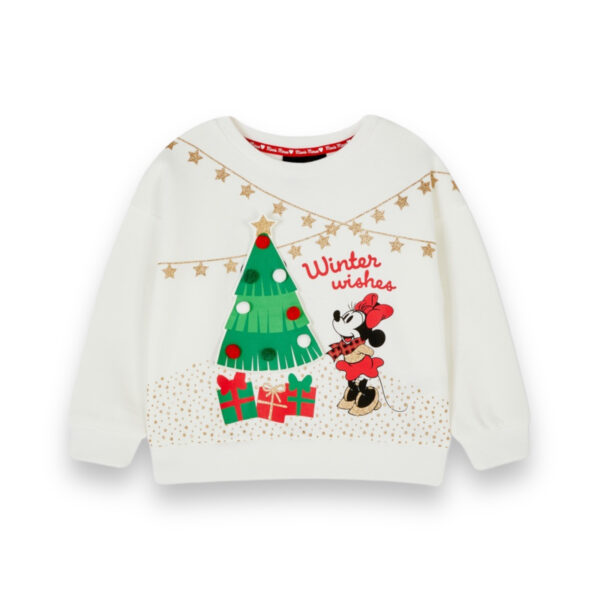 Polerón Niña Minnie Navidad