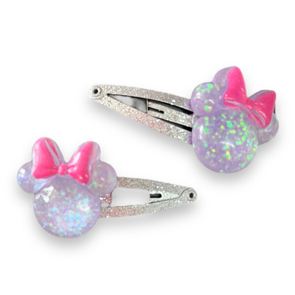 Set 2 Scrunchies y Pinches Minnie - Imagen 3
