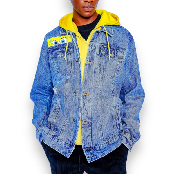 Chaqueta Denim Unisex Bob Esponja - Imagen 3