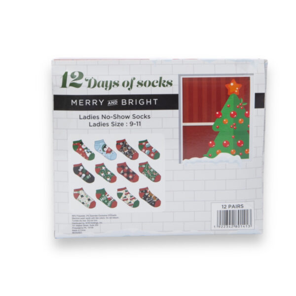 Calendario Adviento 12 Calcetines Navidad - Imagen 4