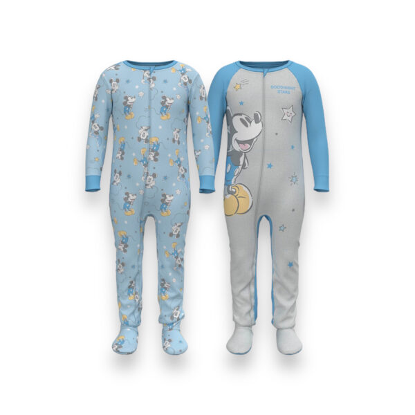 Conjunto 2 Pijamas Bebés Mickey Mouse