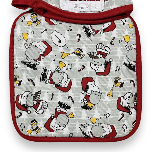 Set Guante y Toma Olla Snoopy Navideño - Imagen 5