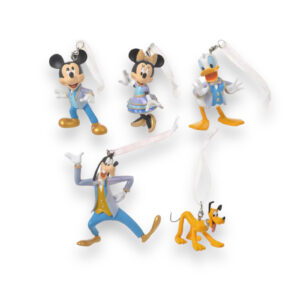 Set 5 Adornos Navidad Aniversario 50° Disney