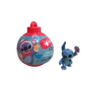 Cápsula con Figura Coleccionable Stitch Navidad