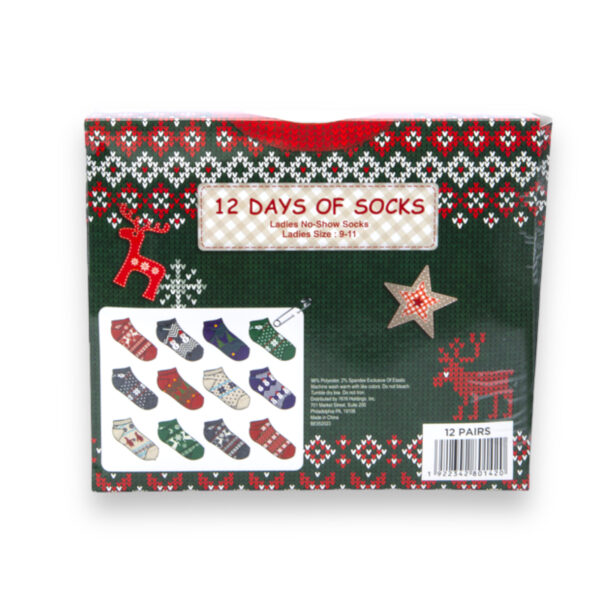 Calendario Adviento 12 Calcetines Navidad - Imagen 3