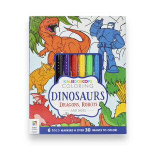Set para Colorear Dinosaurios, Dragones y Robots