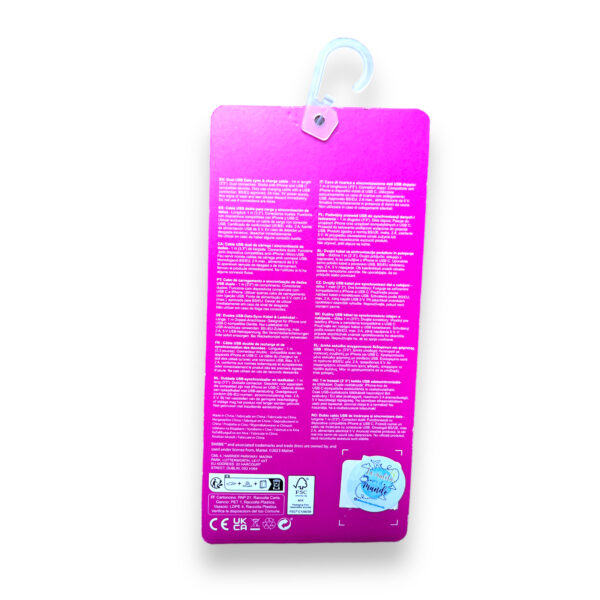 Cable Usb/Tipo C Barbie - Imagen 2