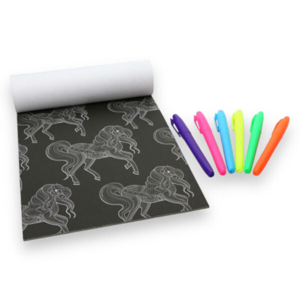 Set para Colorear Unicornios Neón - Imagen 4