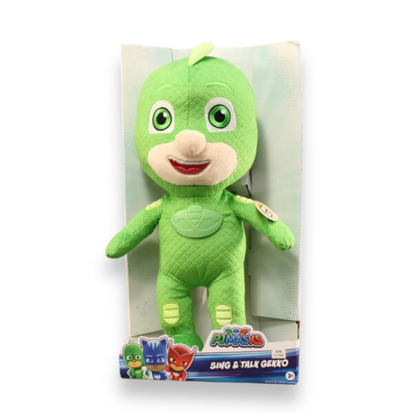 Peluche Canta y habla Gekko Pj Masks