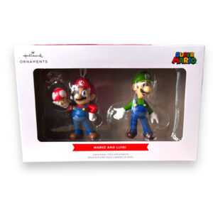 Set Adorno Navidad Hallmark Mario y Luigi