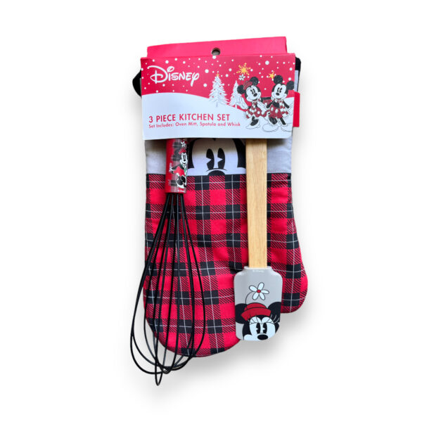 Set Guante, Espátula y Batidor Minnie y Mickey Mouse Navidad - Imagen 3