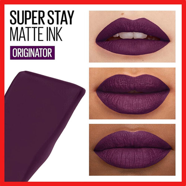 Labial Larga Duración Superstay Matte Ink Maybelline Originator - Imagen 2