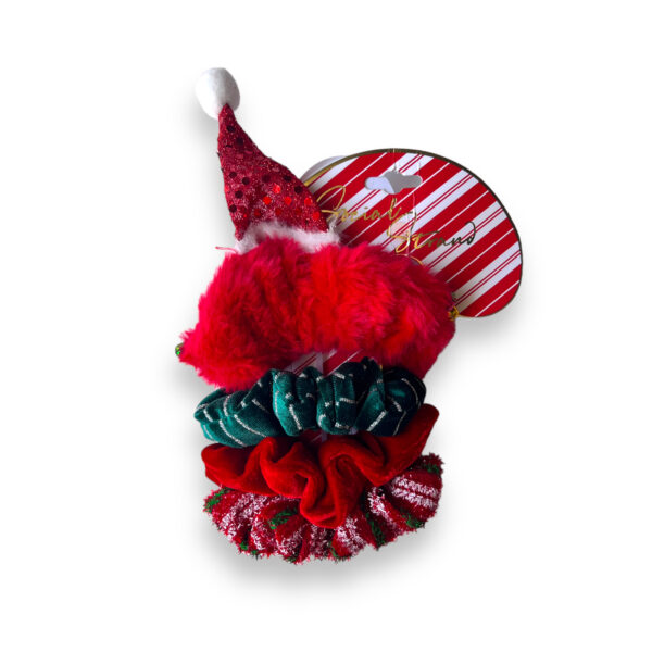 Set 4 scrunchies Navidad - Imagen 2