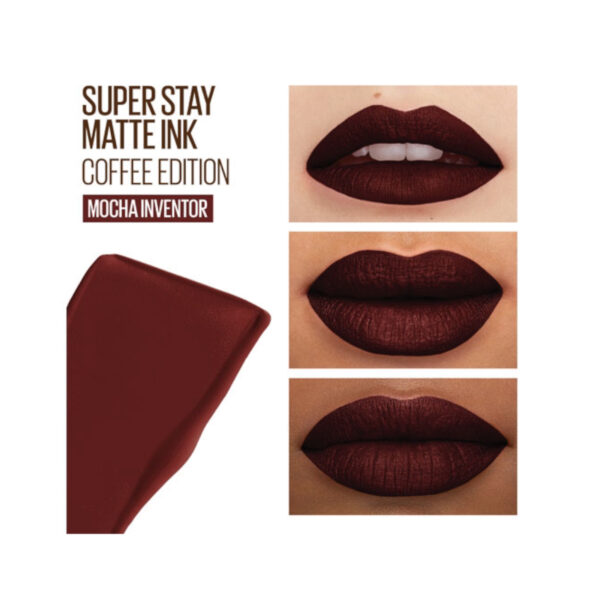 Labial Larga Duración Superstay Matte Ink Maybelline Mocha Inventor - Imagen 2