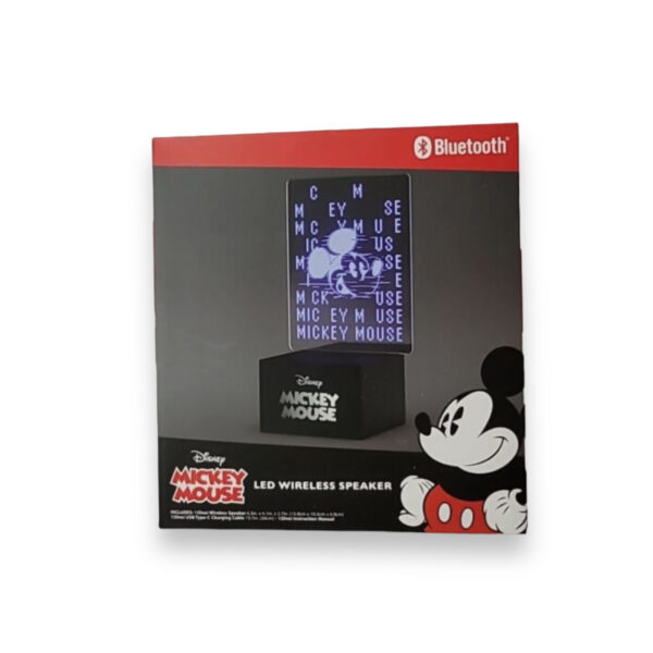 Parlante Inalámbrico Led Mickey Mouse