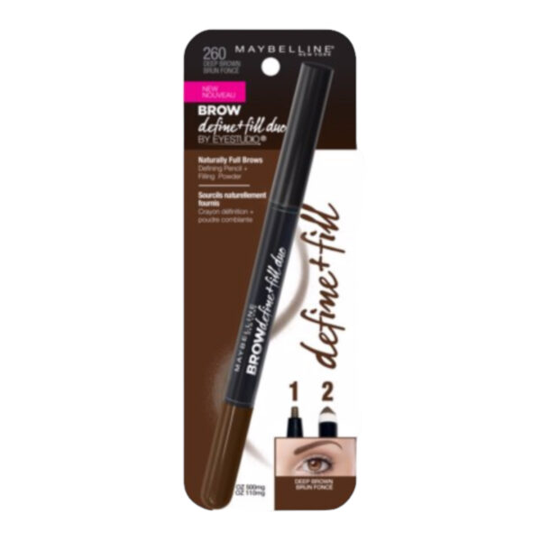 Delineador de Ojos Brow Define + Fill Duo Maybelline - Imagen 2