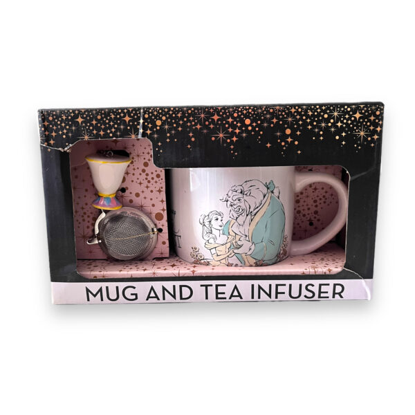 Set Taza e Infusor de Té La Bella y La Bestia