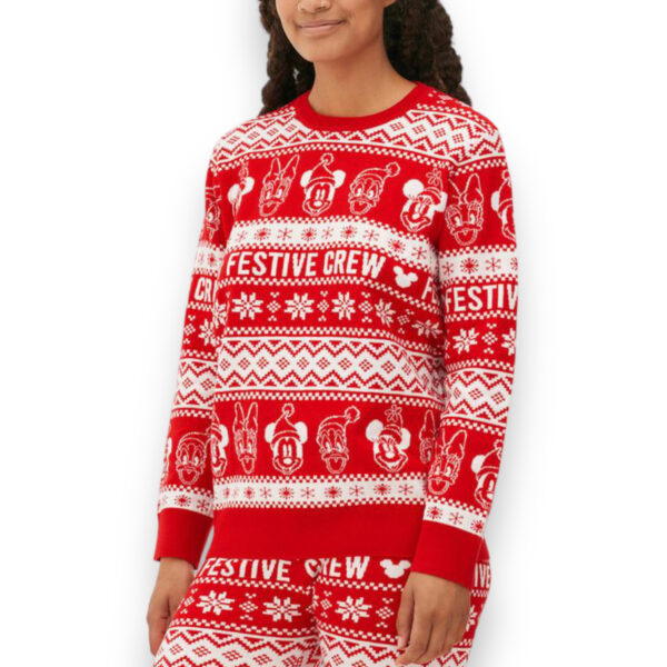 Sweater Mujer Mickey Mouse Navidad - Imagen 3