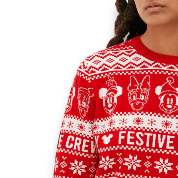 Sweater Mujer Mickey Mouse Navidad - Imagen 4