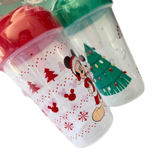 Set 2 Vasos Mickey Mouse Navidad - Imagen 3