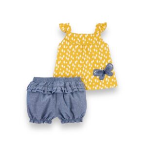 Conjunto Bebé Polera y Short Carters